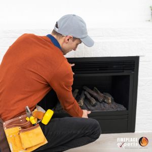 gas fireplace cleaning